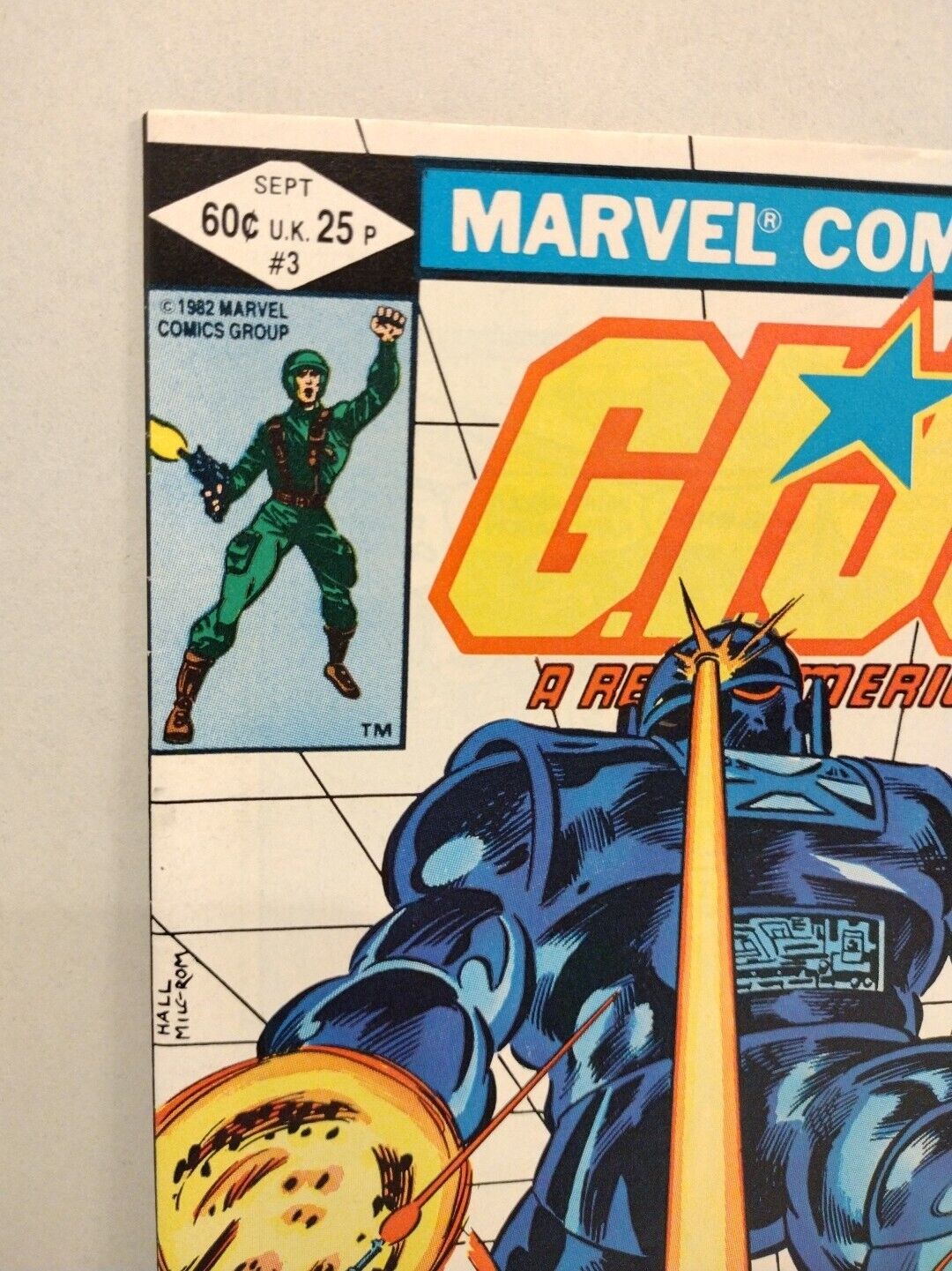 GI Joe A Real American Hero #3 (1982) Marvel Comic 1st Print Larry Hama 