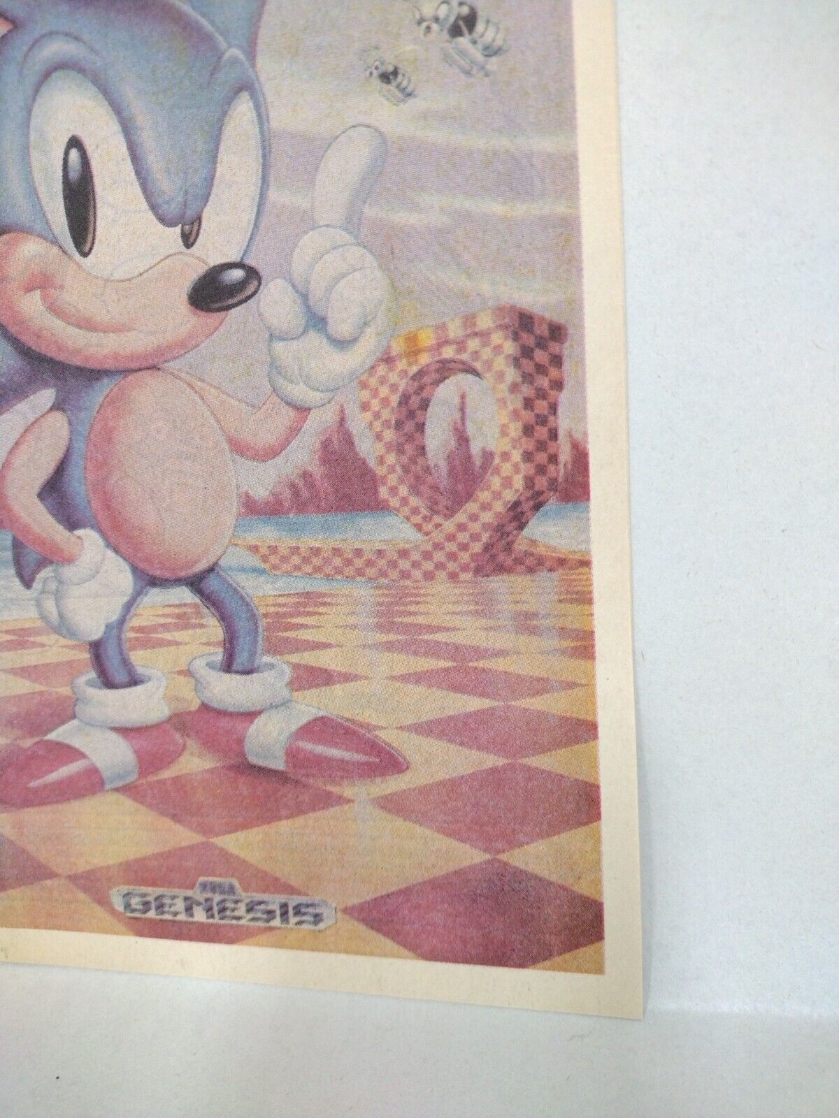 Sonic The Hedgehog #1 (1991) Newsprint Sega Games Insert Comic 1st Appearance 