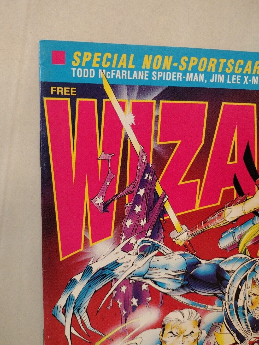 Rare Wizard Magazine (1992) Jim Lee All-Star Fanfest San Diego Padres Giveaway