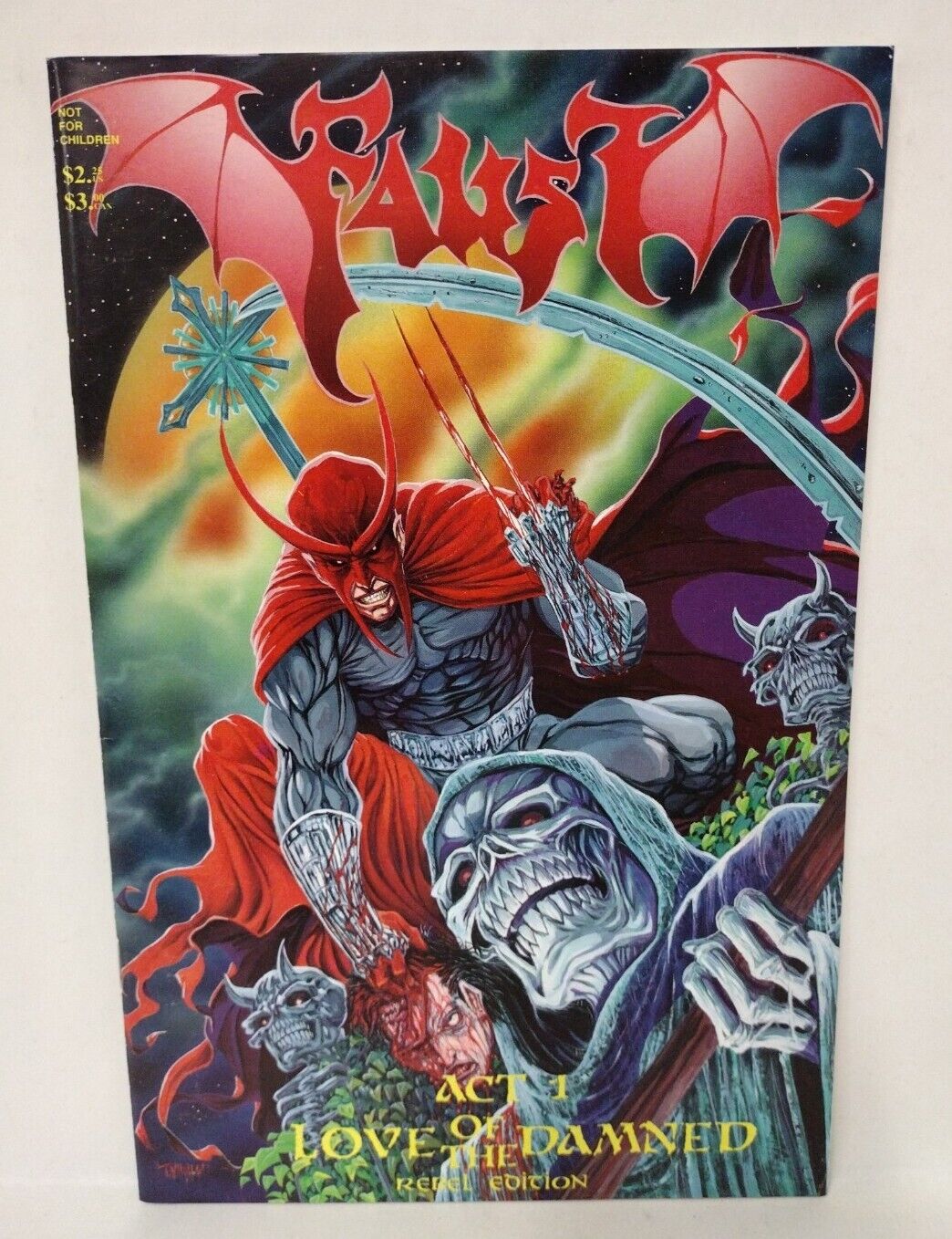 Faust Love Of The Damned Act 1 (1991) Rebel Studios First Print Tim Vigil