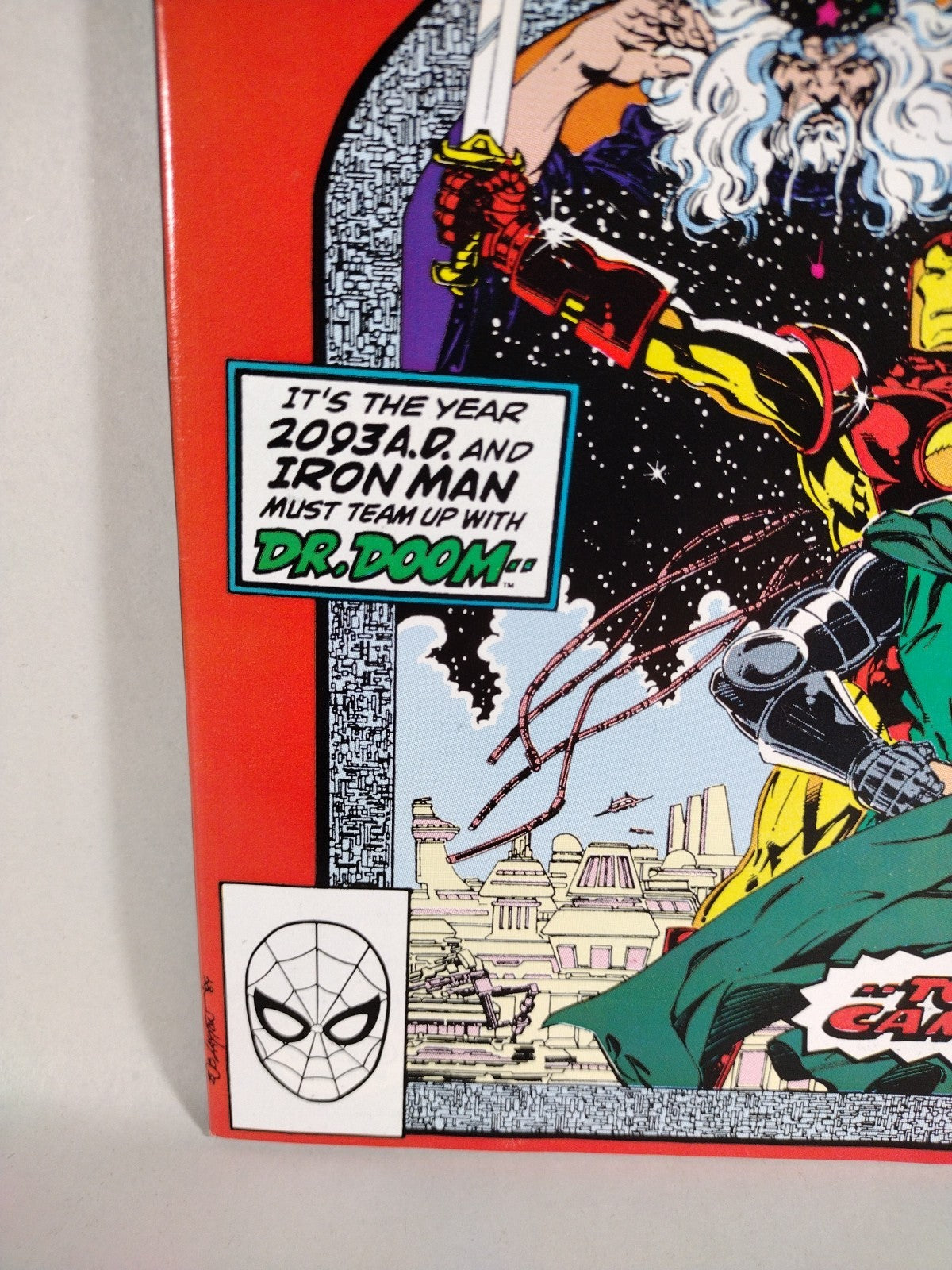 Iron Man (1989) Marvel Comic Lot #249 & 250 Vs Dr Doom Pt 1-2 VF-NM
