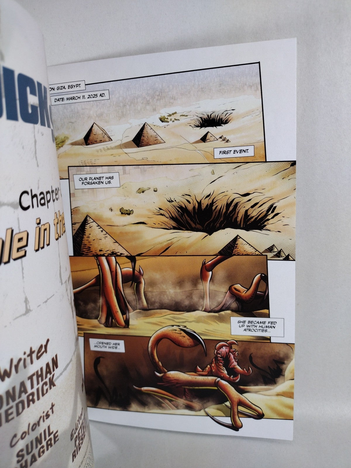 Quicksand #1 (2021) Jonathan Hedrick Blank Sketch Cover Variant Lanianese NM