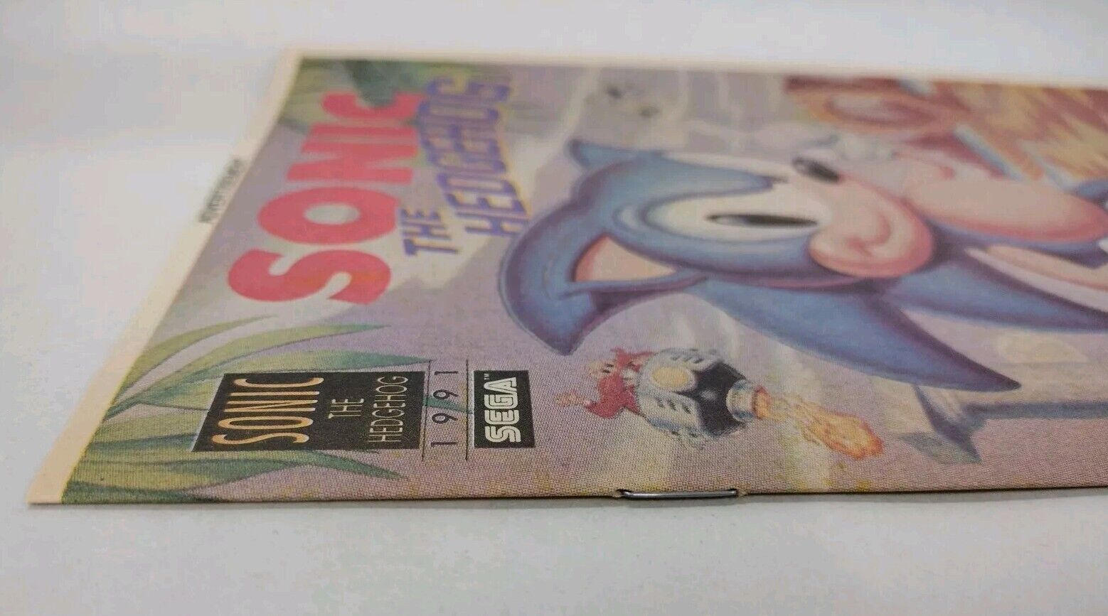 Sonic The Hedgehog #1 (1991) Newsprint Sega Games Insert Comic 1st Appearance 
