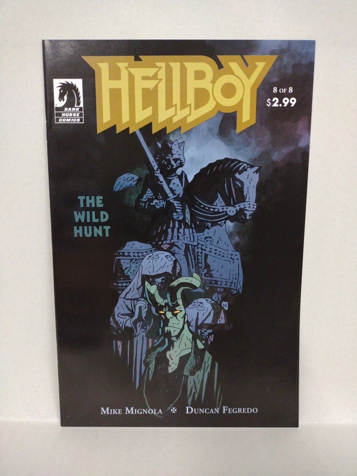 Hellboy The Wild Hunt (2009) Dark Horse Comic Lot #2 3 4 5 6 7 8 Mignola Fegredo