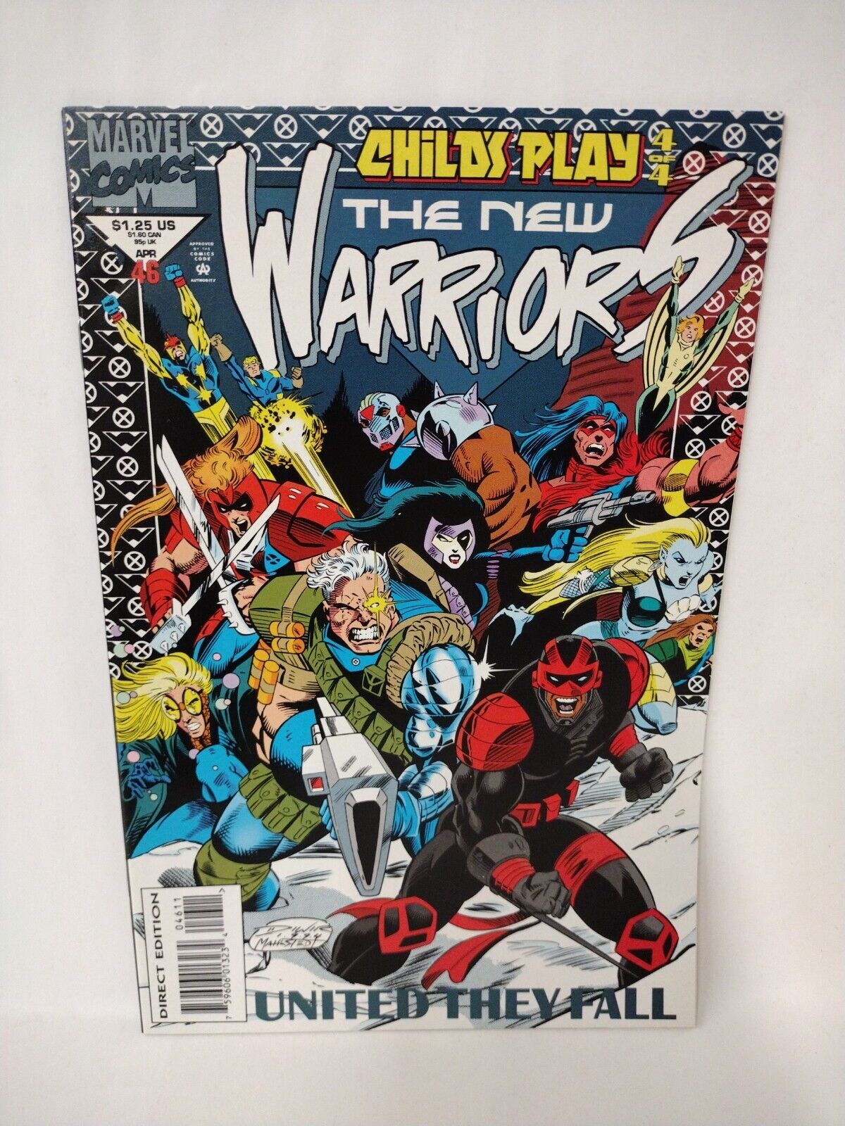 Marvel Comics CHILD'S PLAY Complete Story X-Force 32 33 New Warriors 45 46 VF-NM