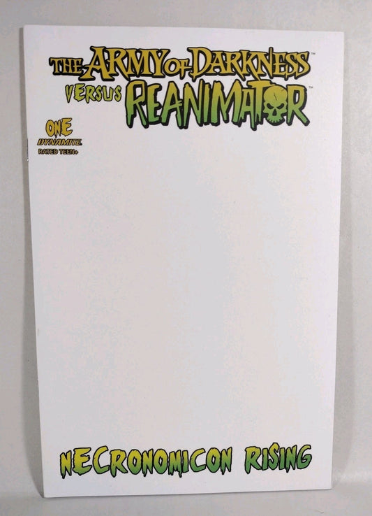 Army Of Darkness Vs Reanimator #1 (2022) Blank Sketch Cover Variant New NM