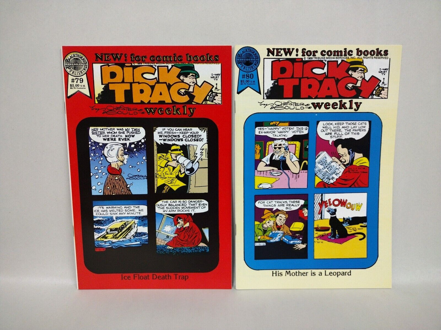 Dick Tracy Weekly (1989) Blackthorne Comic Lot Set 75-82 84-86 88 89 Chest Gould