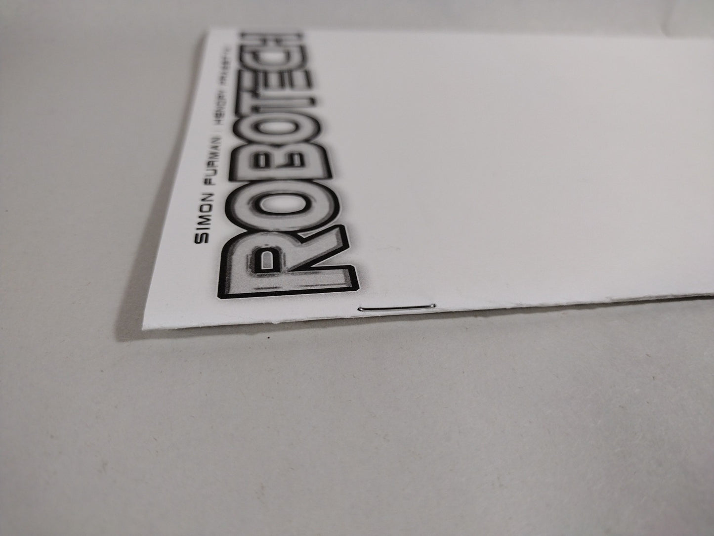 Robotech #13 (2018) Titan Comic Blank Sketch Variant Cover VF-NM