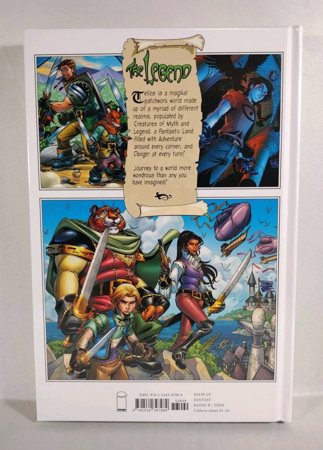 Tellos Saga Image Comics Hardcover Mike Wieringo Todd Dezago New Sealed