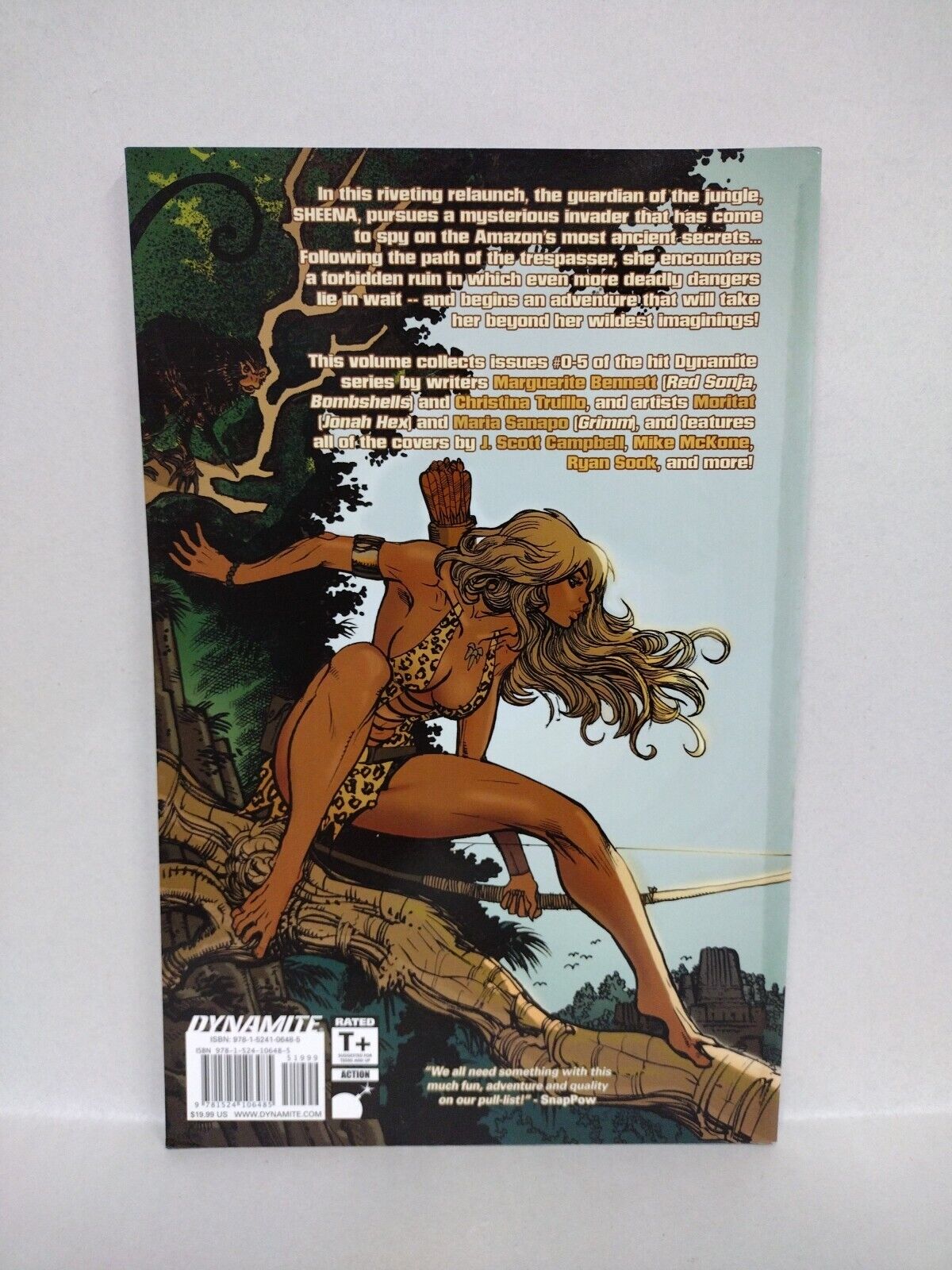 Sheena Queen of the Jungle #1 (2018) Dynamite Entertainment TPB SC New 