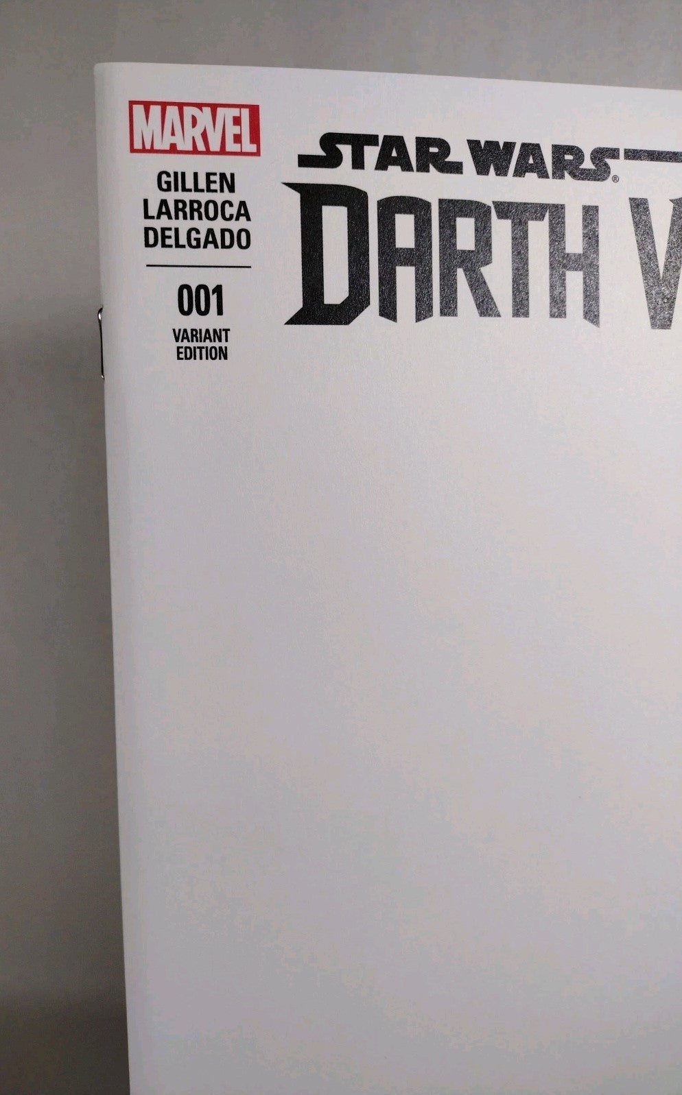 Star Wars Darth Vader 1 (2015) Marvel Comic Blank Sketch Var Cover 1st Krrsantan