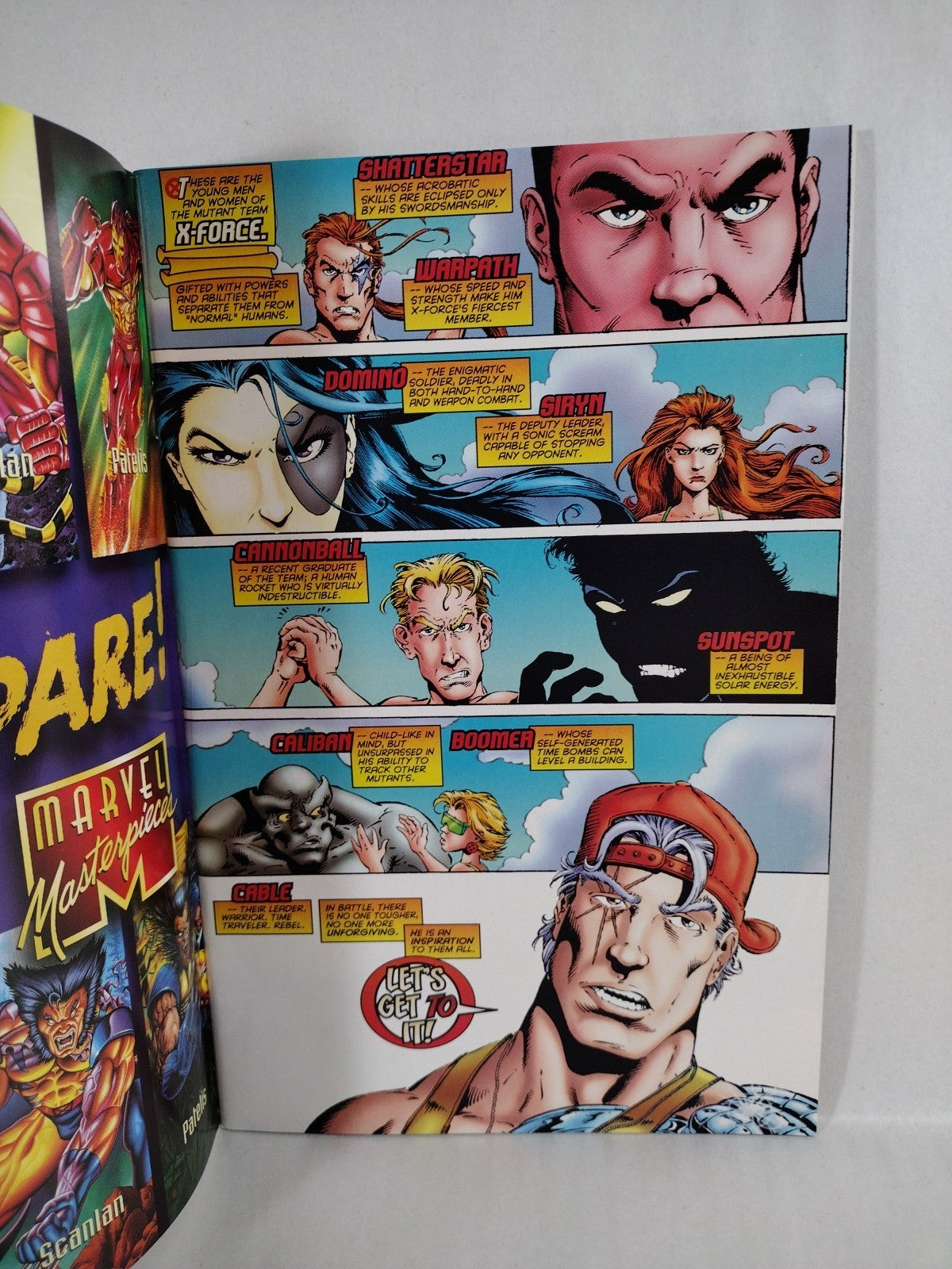 X-Force Marvel Comic Annual #1 2 3 4 5 6 (1992-1997) W Trading Card VF-NM