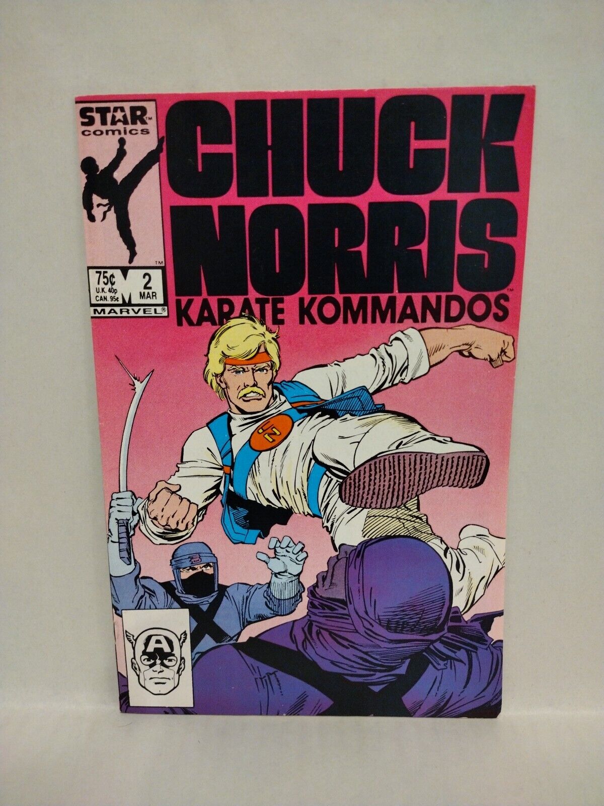 Chuck Norris Karate Kommandos (1987) Marvel Star Comic Lot Set #1 2