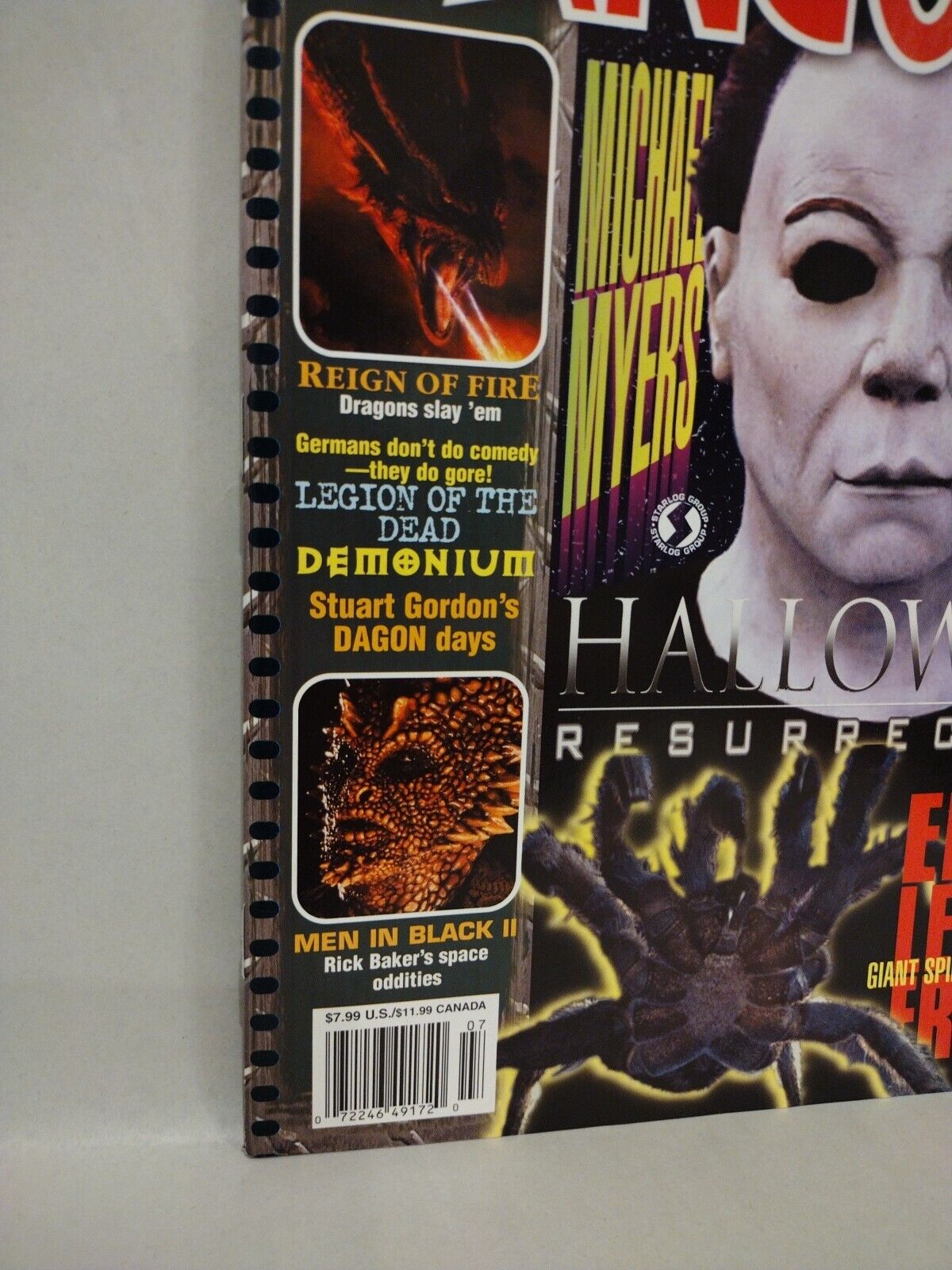 FANGORIA Magazine #214 (2002) MIB II Halloween Resurrection Eight Legged Freaks