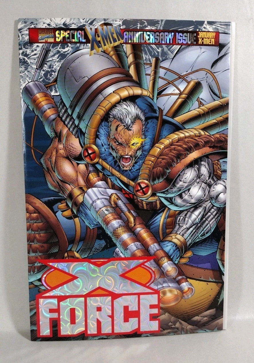 X-Force #50 (1995) X-Men Anniversary Marvel Prism Logo Comic Set Liefeld Variant