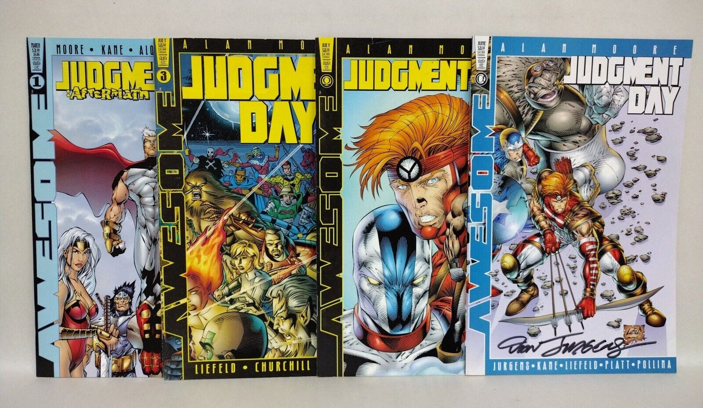 Judgement Day (1997) Complete Awesome Comic Lot Set 1 2 3 Aftermath 1 Alan Moore