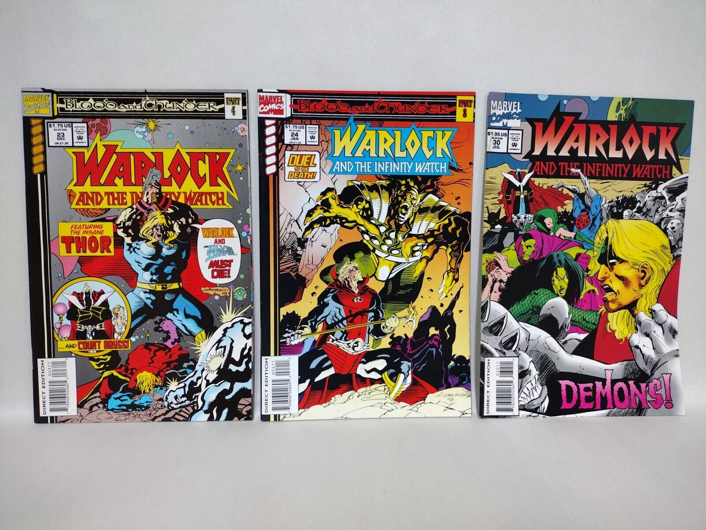 Warlock And The Infinity Watch (1992) Marvel Comic Lot #1-7 9-24 30 31 35 36 38