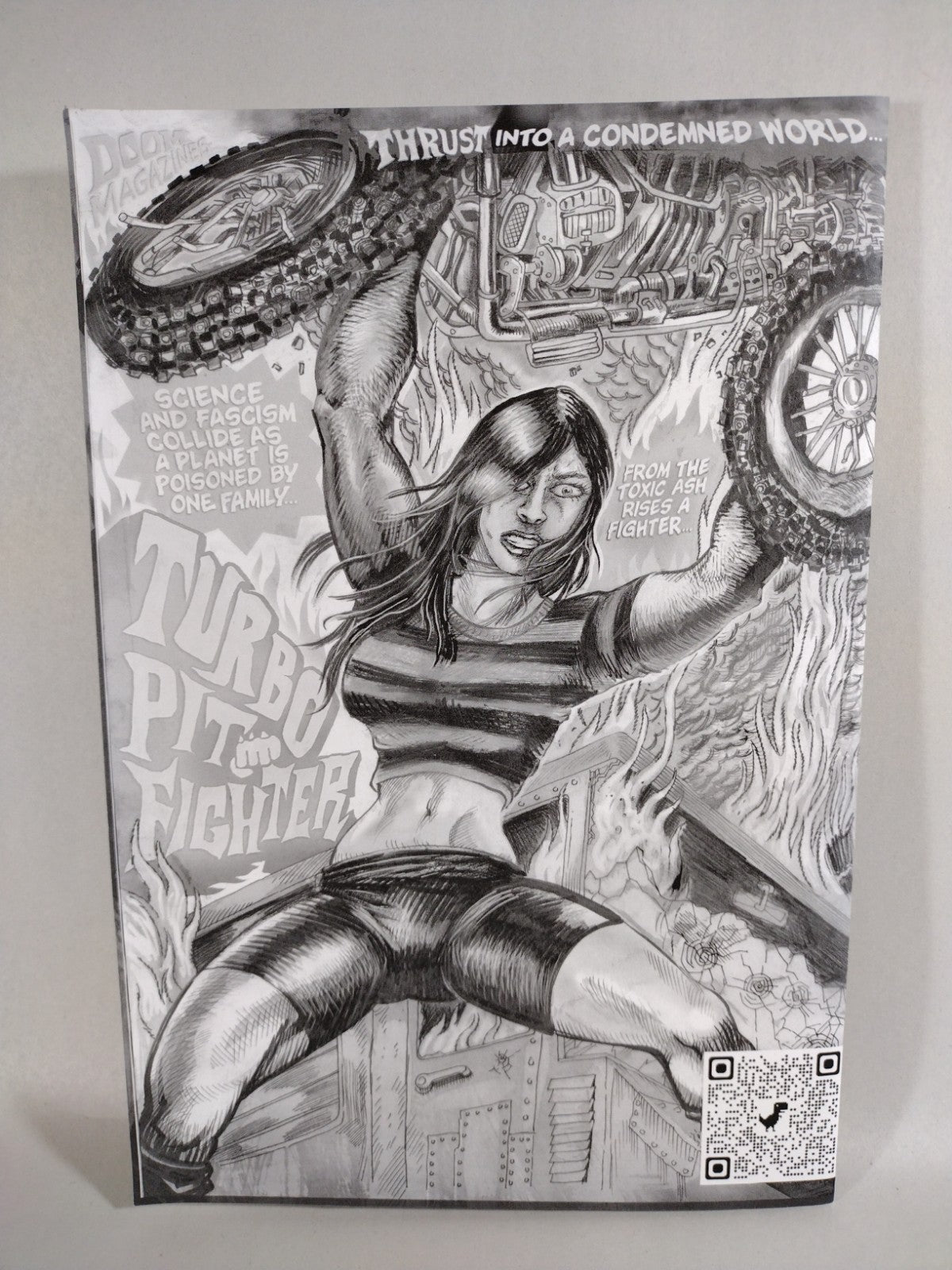 Turbo Pit-Fighter + Doom Magazine #1 (2026) Jake Jacobs Underground Comic