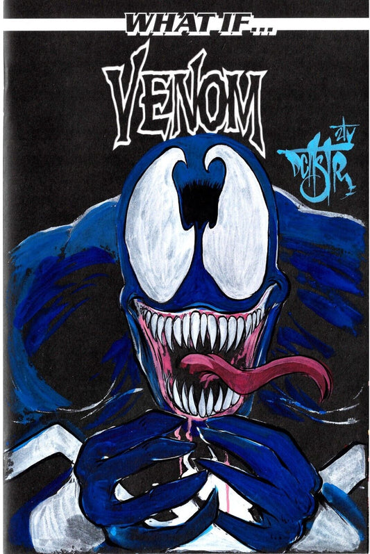 What If Venom 1 (2024) Marvel Comic Sketch Variant Cvr w Original Dave Castr Art
