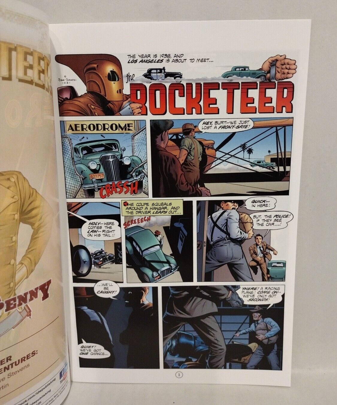 Rocketeer Adventures (2011) IDW Comic Lot #1 3 PC Comic Reprint #1 Hundred Penny