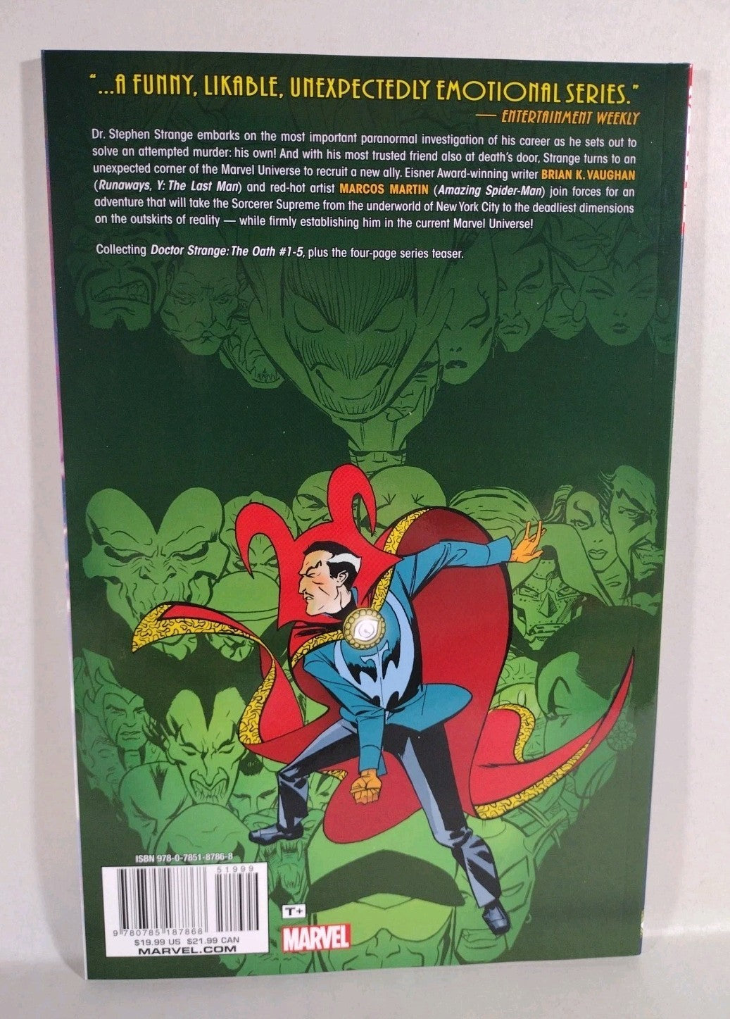 Doctor Strange: The Oath (2023) Marvel Comics  TPB Brian K Vaughn Martin New