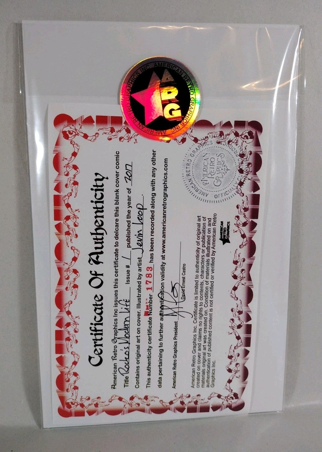 Rocko's Modern Life #1 (2017) Boom Comic Sketch Cover W Original Jevin Loop Art