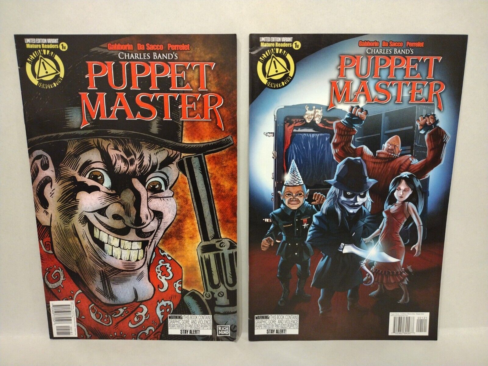 Puppet Master 1 (2015) Full Moon Features Comic Richmond Silva Variant Set 