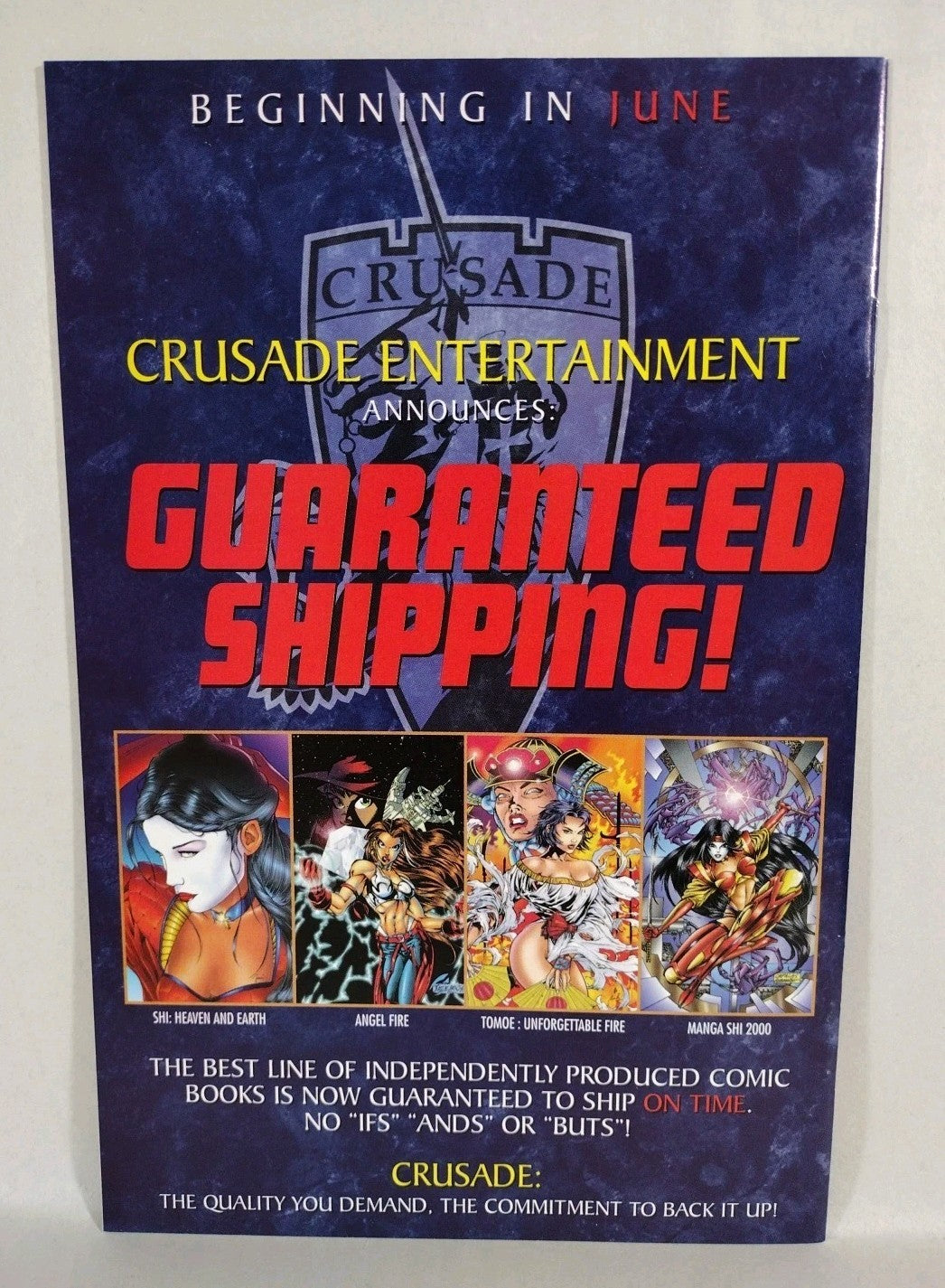 Manga Shi 2000 (1997) Complete Crusade Comic Lot #1/2 1-3 Vampirella