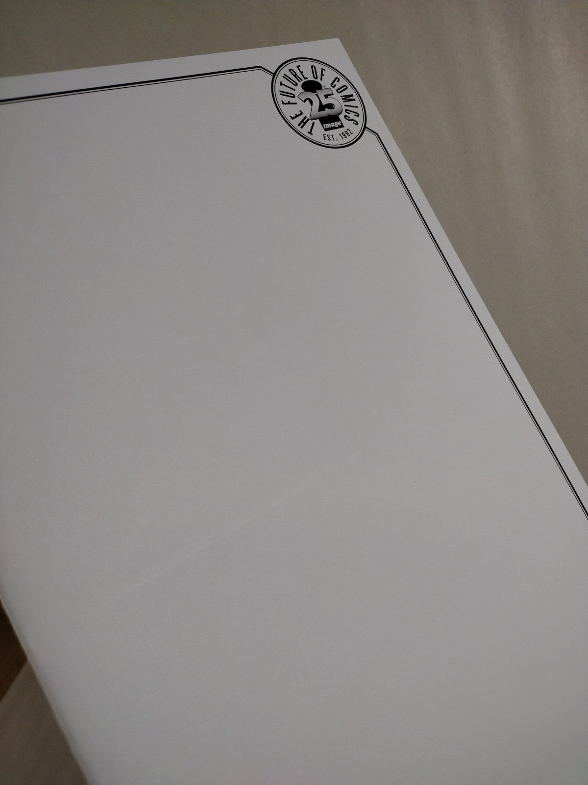 Divided States Of Hysteria 1 Image Comic Blind Box 25th Anniversary Blank Cover