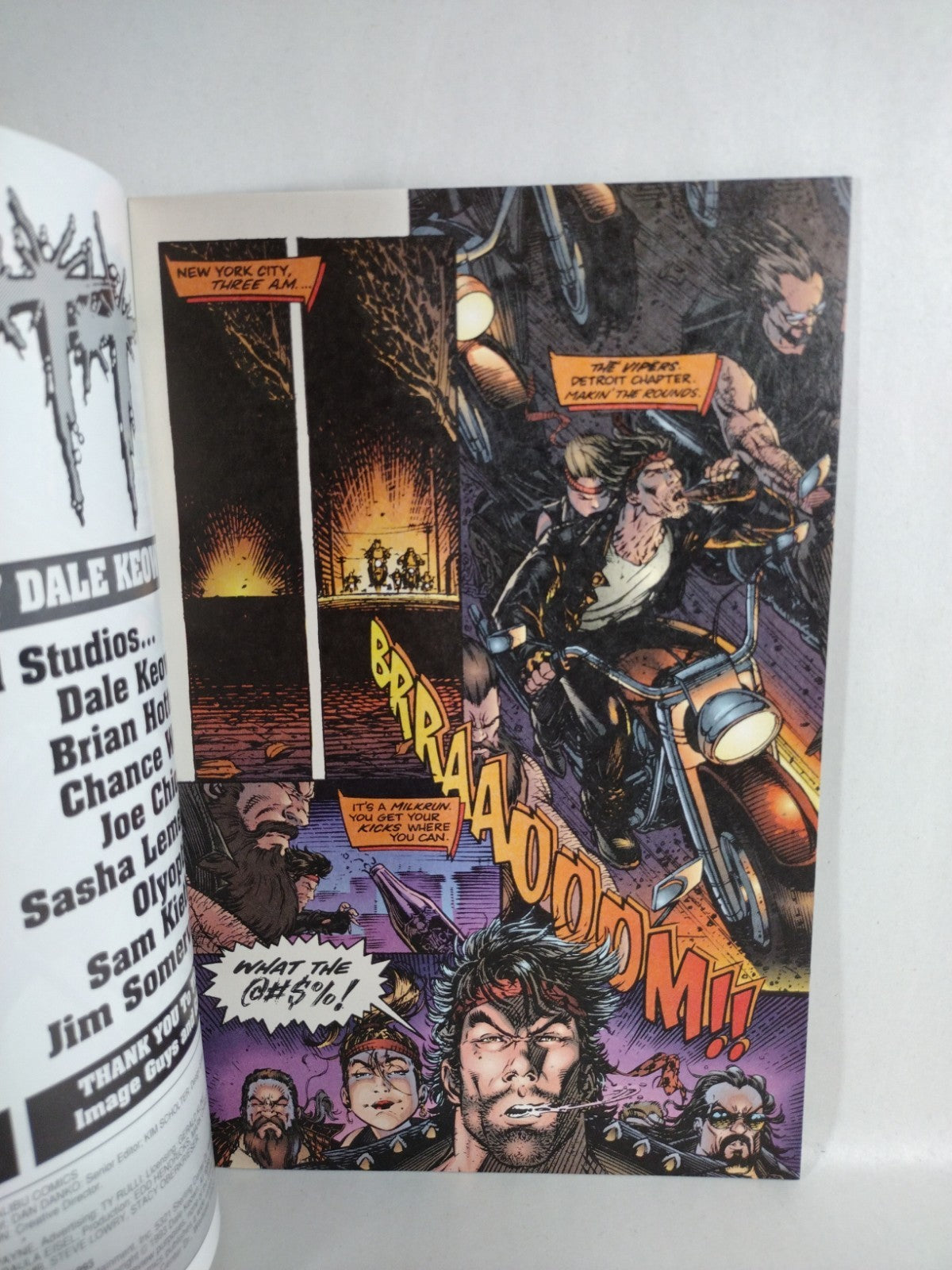 Pitt 1993 Image Comic Dale Keown Newsstand Variant Set #1 2 3 4 5 Maxx #8 Inside