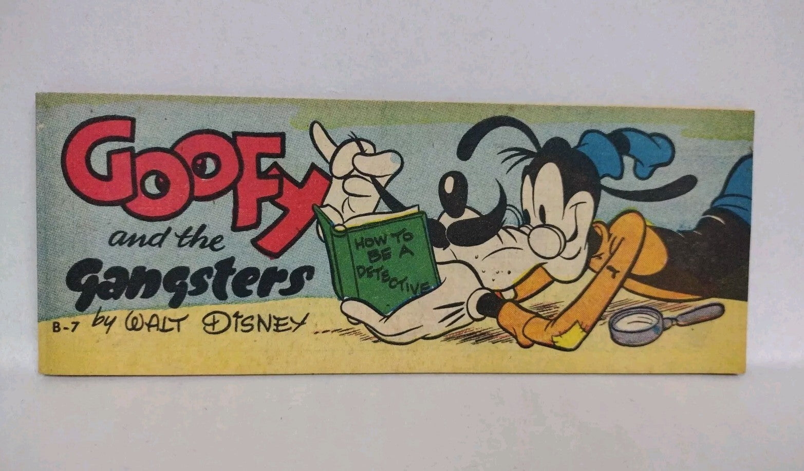 Goofy And The Gangsters #B-7 (1950) Disney General Mills Mini Comic