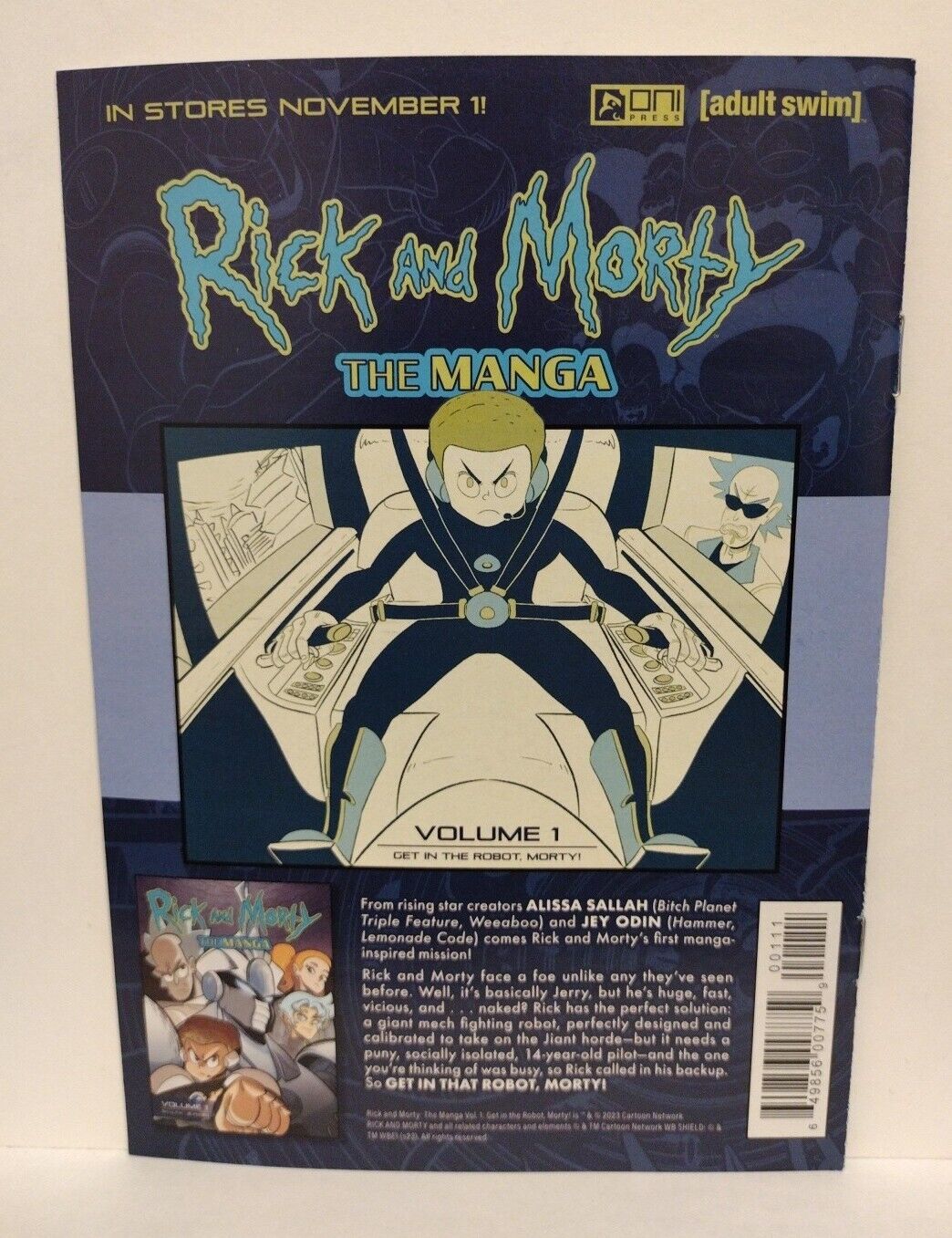 Rick And Morty Manga (2023) ONI Super Secret Ashcan Comic 1 Per Store Preview NM