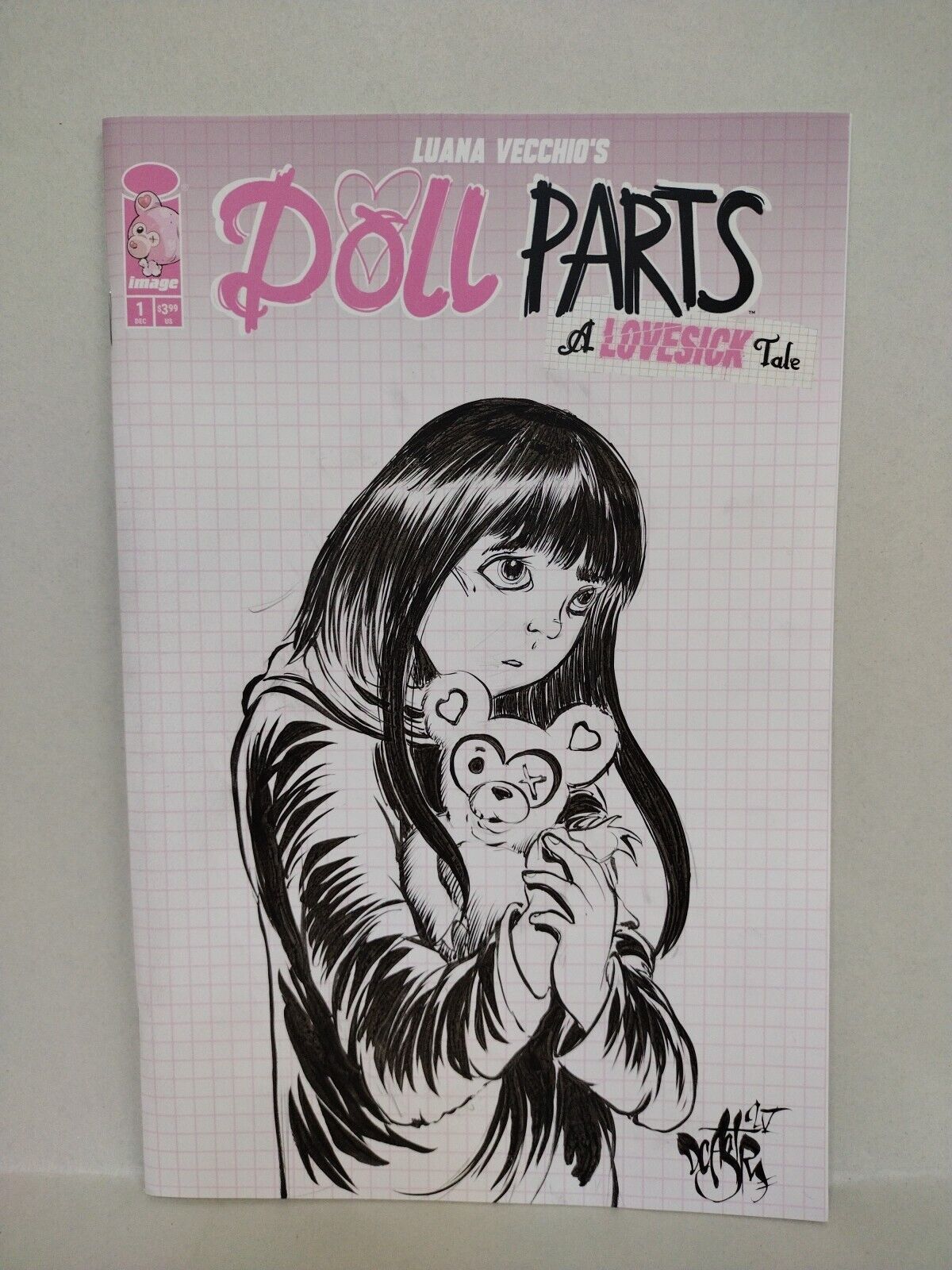 Doll Parts A Lovesick Tale 1 (2024) Cover G Sketch Variant W Original DCastr Art