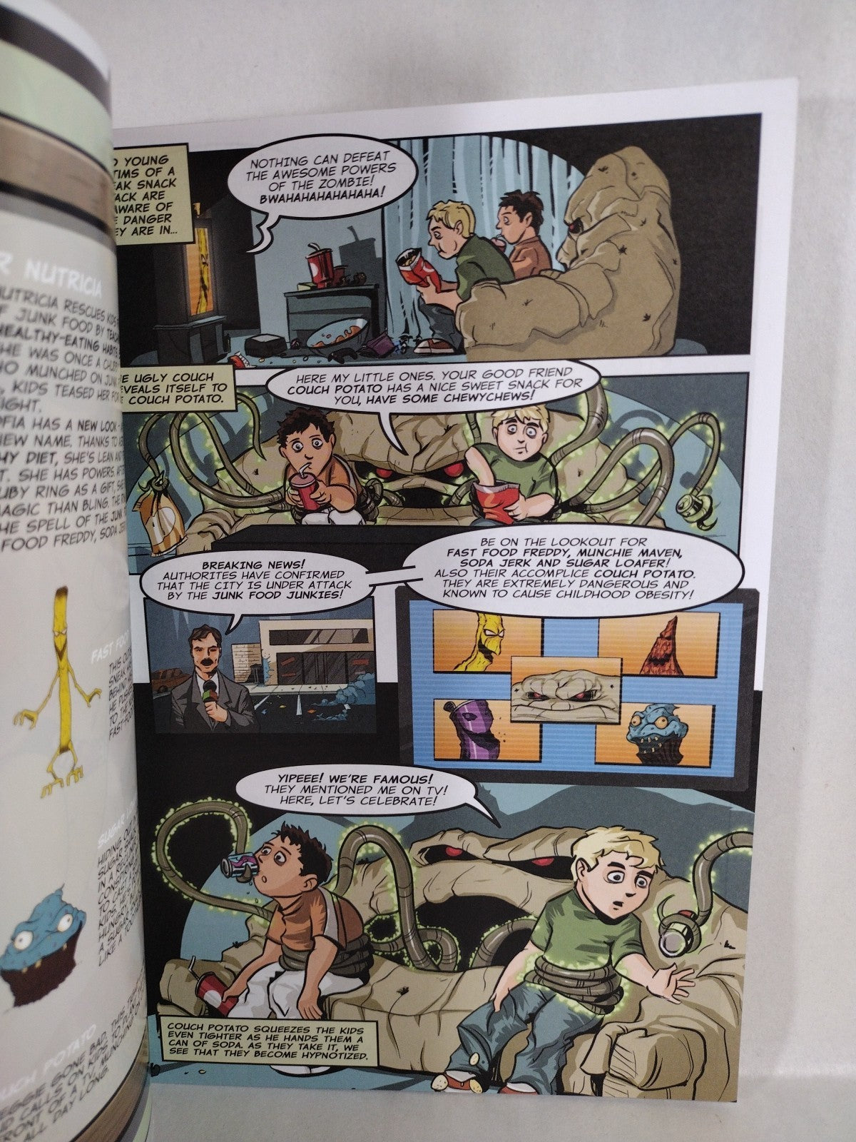 Super Nutricia (2009) IEHP PSA Comic Against Childhood Obesity Junk Food Junkies