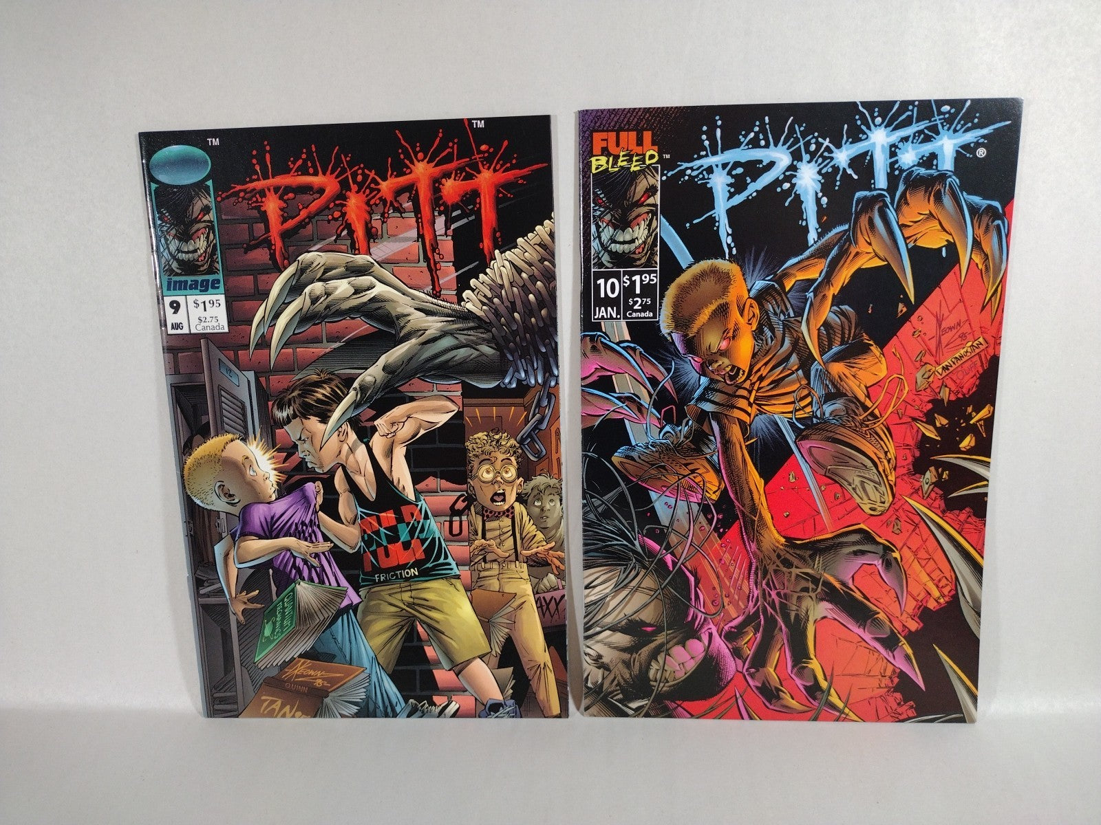 Pitt (1993) Image Comic Lot Set 1 2 3 4 5 6 7 8 9 10 Dale Keown Full Bleed VF-NM