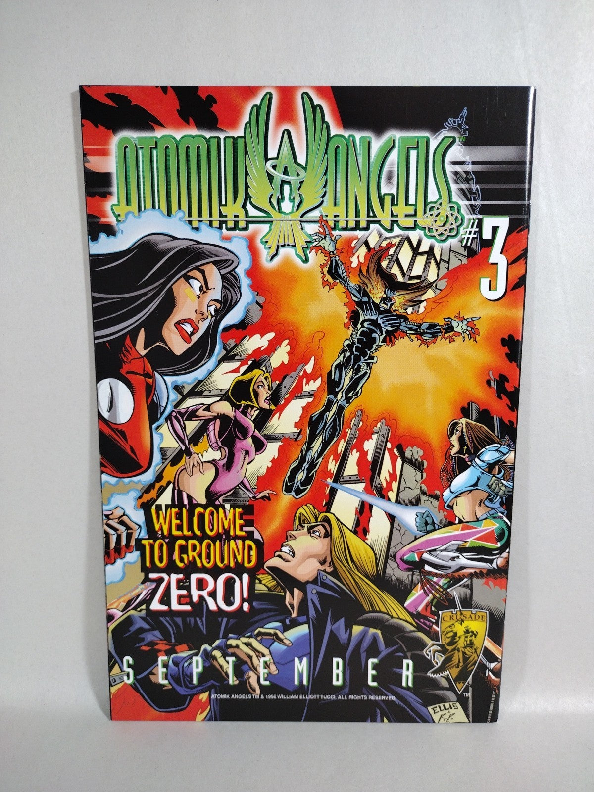 Tomoe (1995) Crusade Comic Lot Set #1 2 3 0 1st Appearance Shi 4 + One-Shots 