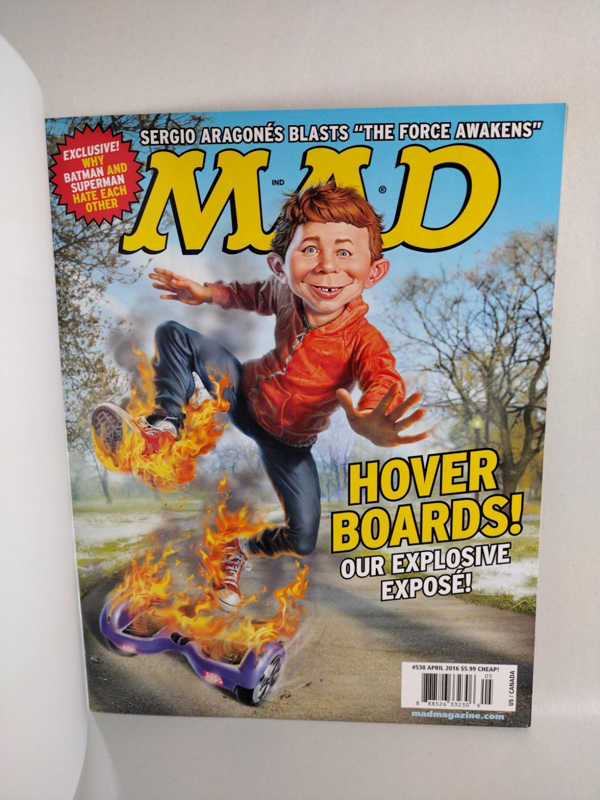 Mad Magazine #538 (2016) Blank Sketch Cover Variant NM