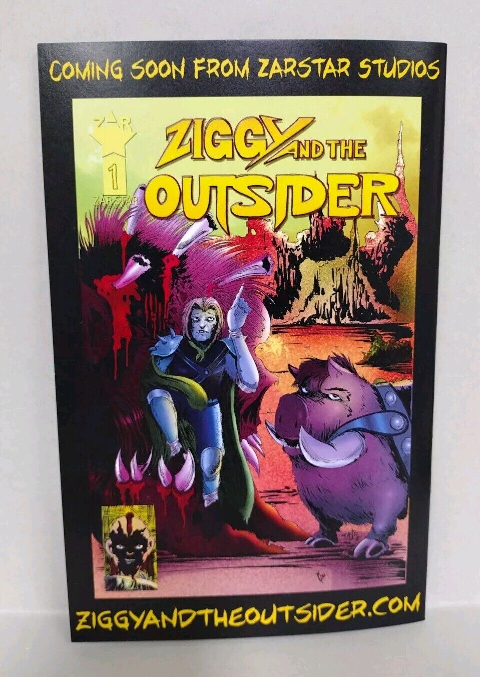 DCastr My Emo Vortex #1 Blank Cover Artbook w Original Bugs Bunny & Hazel Art