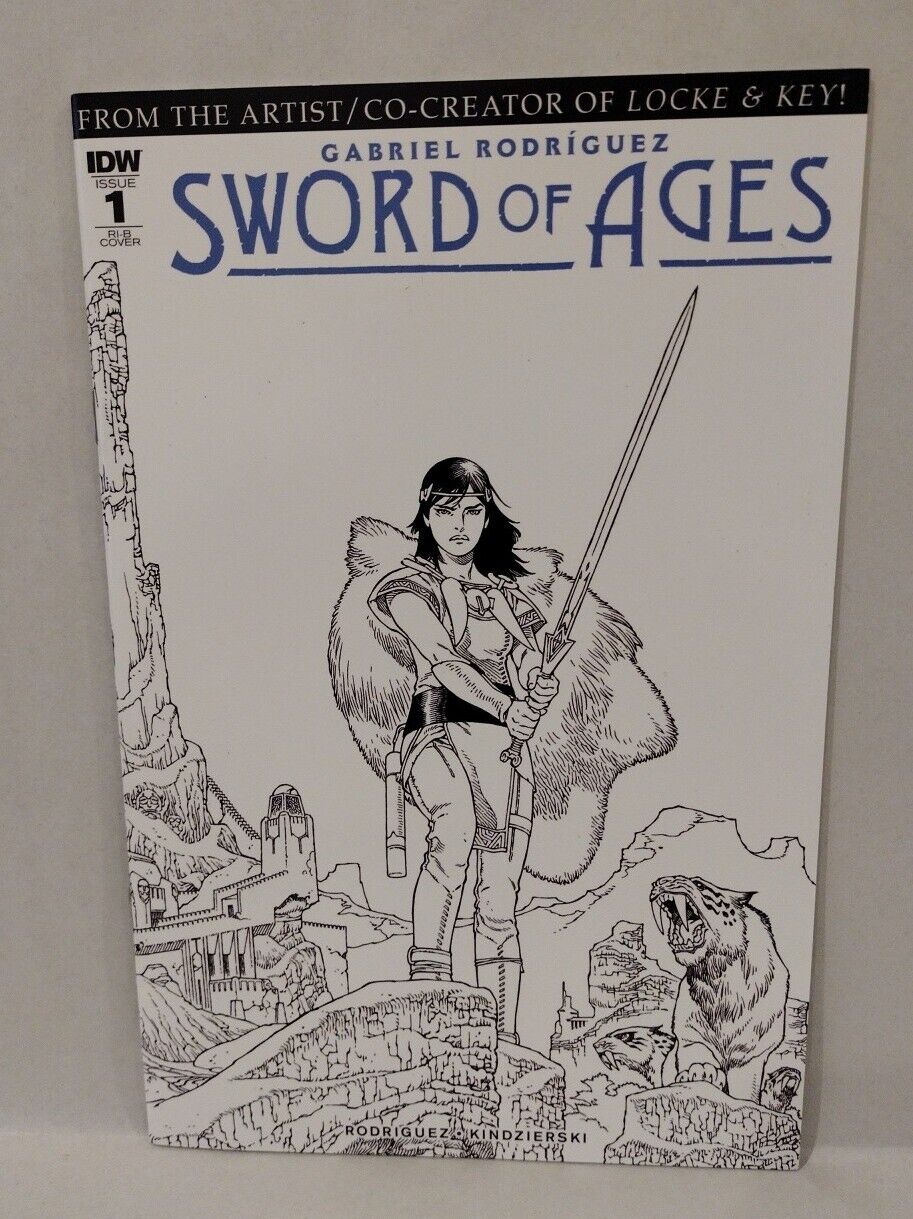 Sword Of Ages #1 (2007) Complete IDW Variant Comic Set Gabriel Rodriguez VF-NM