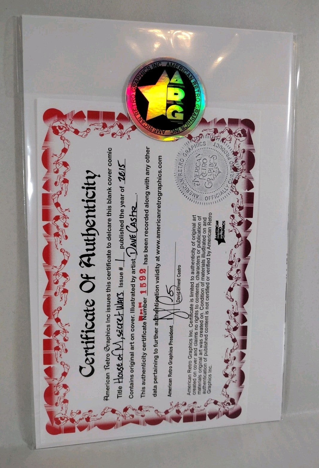 House of M #1 (2015) Marvel Secret Wars Sketch Cover Variant Original DCastr Art