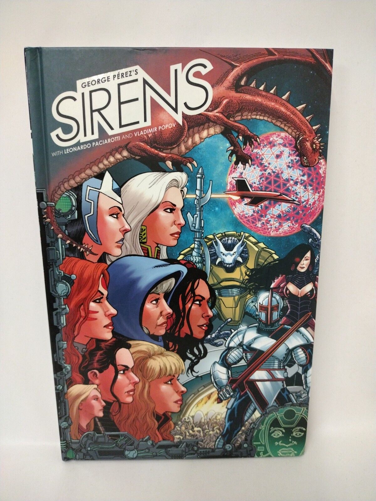 George Perez Sirens (2018) Direct Market Variant CVR Boom Studios Hardcover New 