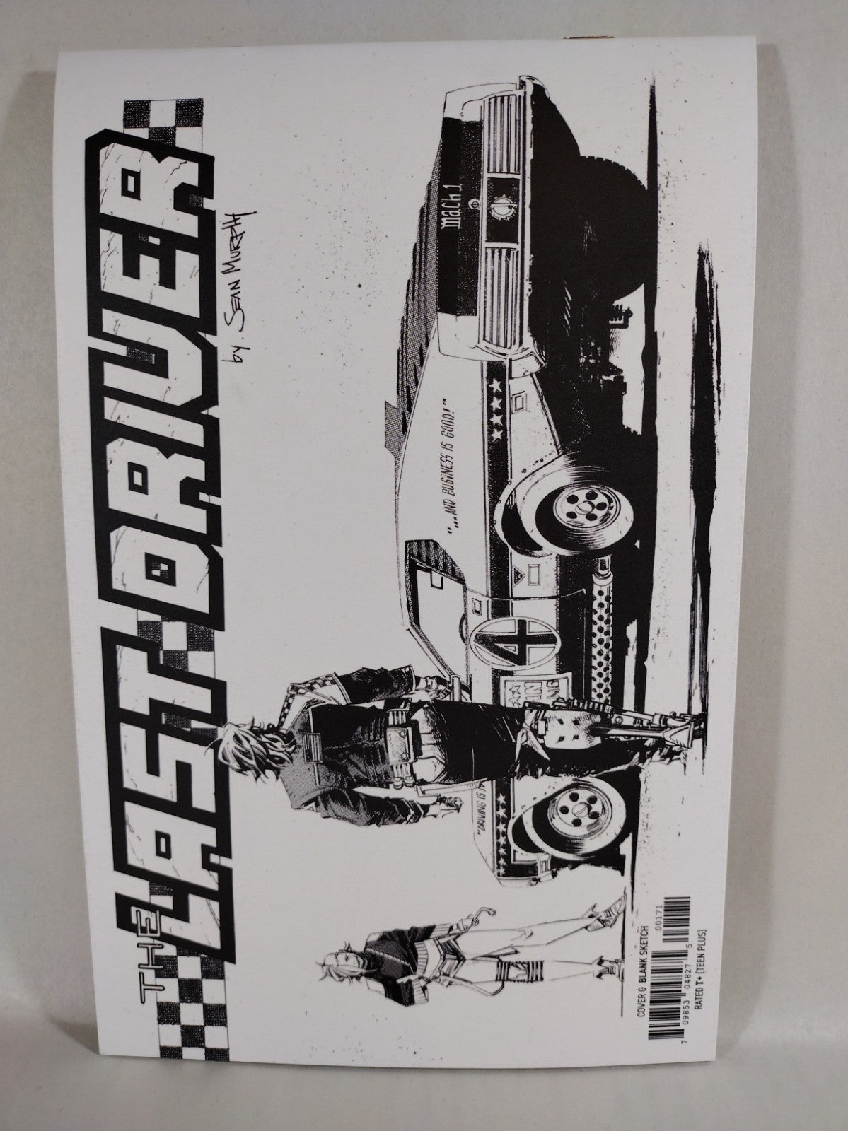 Last Driver #1 (2026) Image Comic Sketch Cover Variant W Original Dave Castr Art
