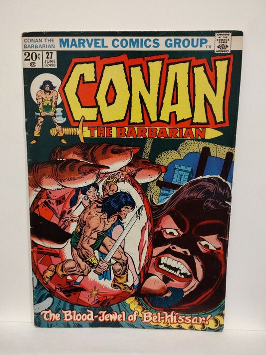 Conan #27 (1973) Bronze Age Marvel Comic Roy Thomas John Buscema 