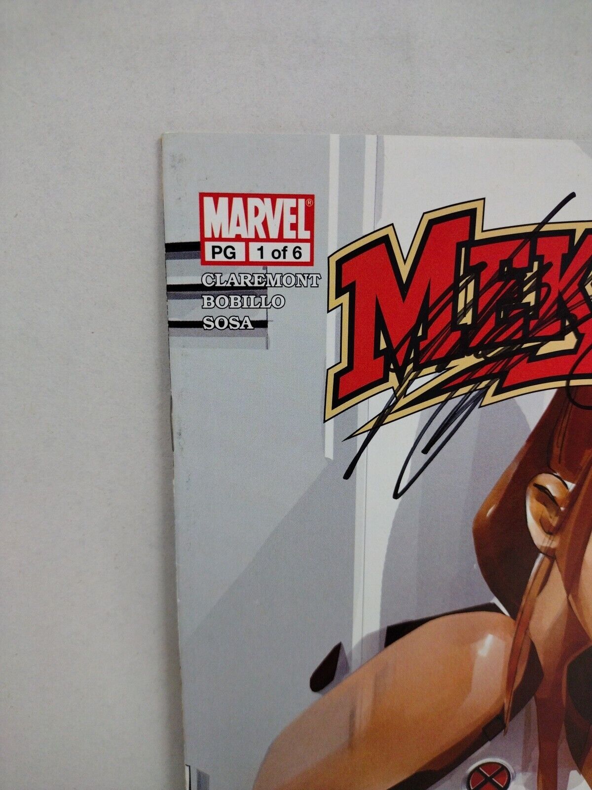 MEKANIX #1 (2002) Marvel Comic Signed Chris Claremont 5/199 Dynamic Forces COA