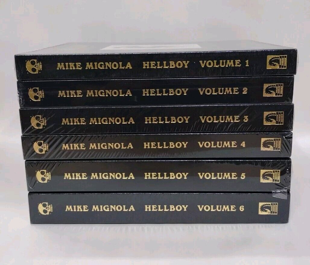 Mike Mignola Hellboy Library Ed Set Vol 1 2 3 4 5 6 New Sealed Dark Horse HC