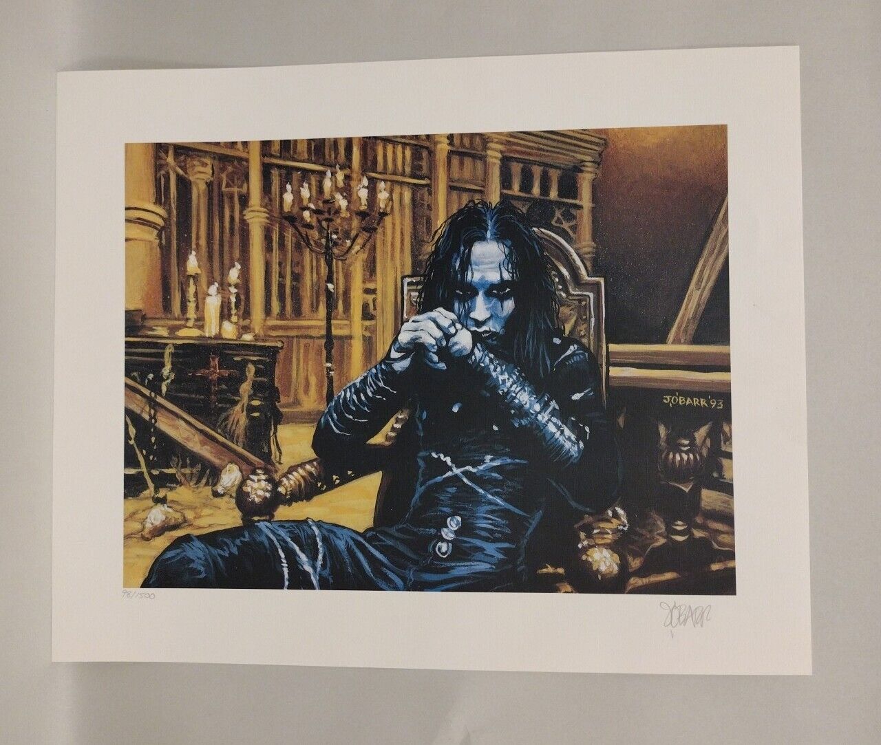 The Crow Color Portfolio 6 Pc 17X20" Linen Print Set Signed & #'d 98/1500