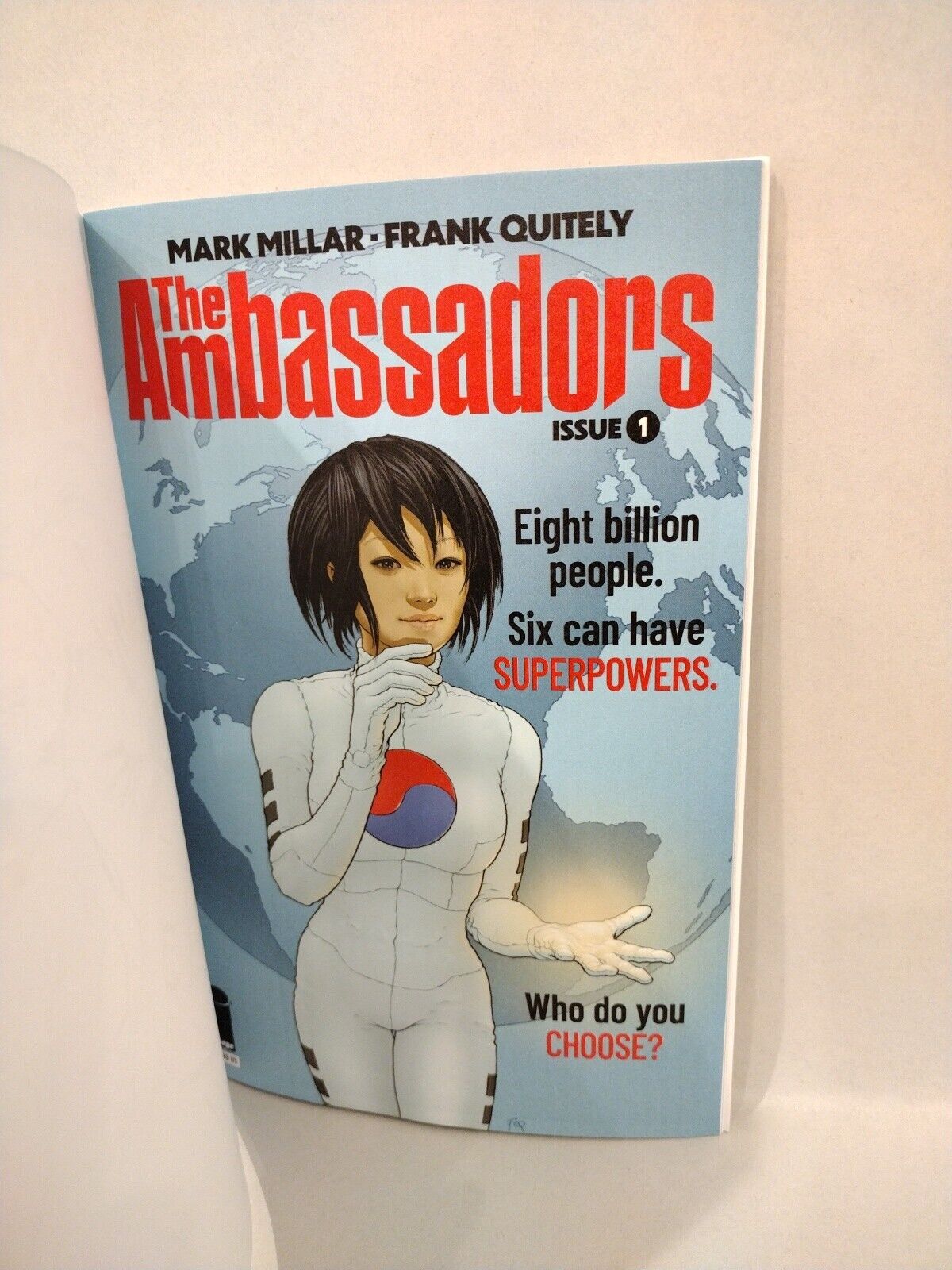 Ambassadors 1 (2023) Image Blank Comic W Original Dave Castr Choon-He Art COA