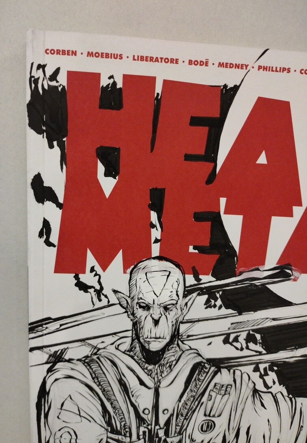 Heavy Metal Magazine 300 (2020) Blank Sketch Cover Variant w Original Gail Art