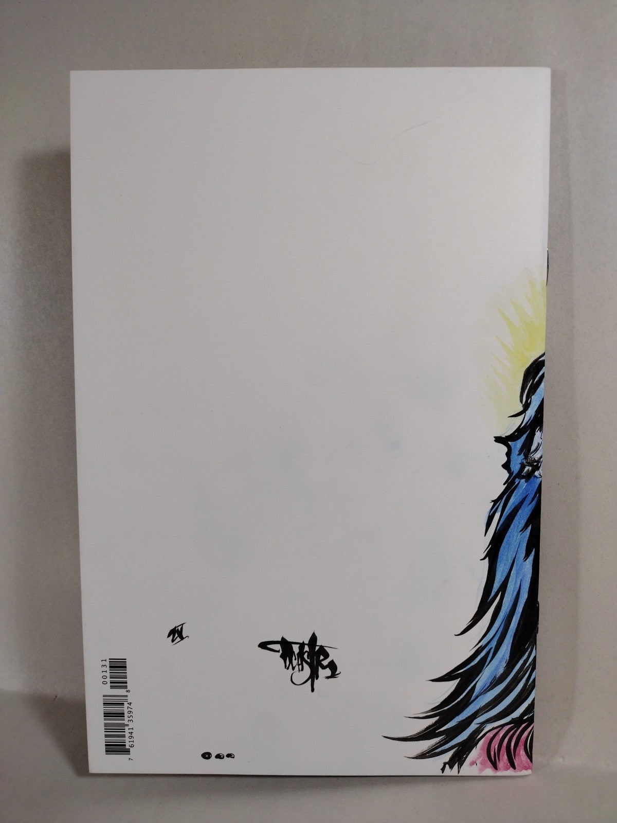 BATMAN AND THE OUTSIDERS #1 Blank Variant Cover Comic W Original Art Dave Castr