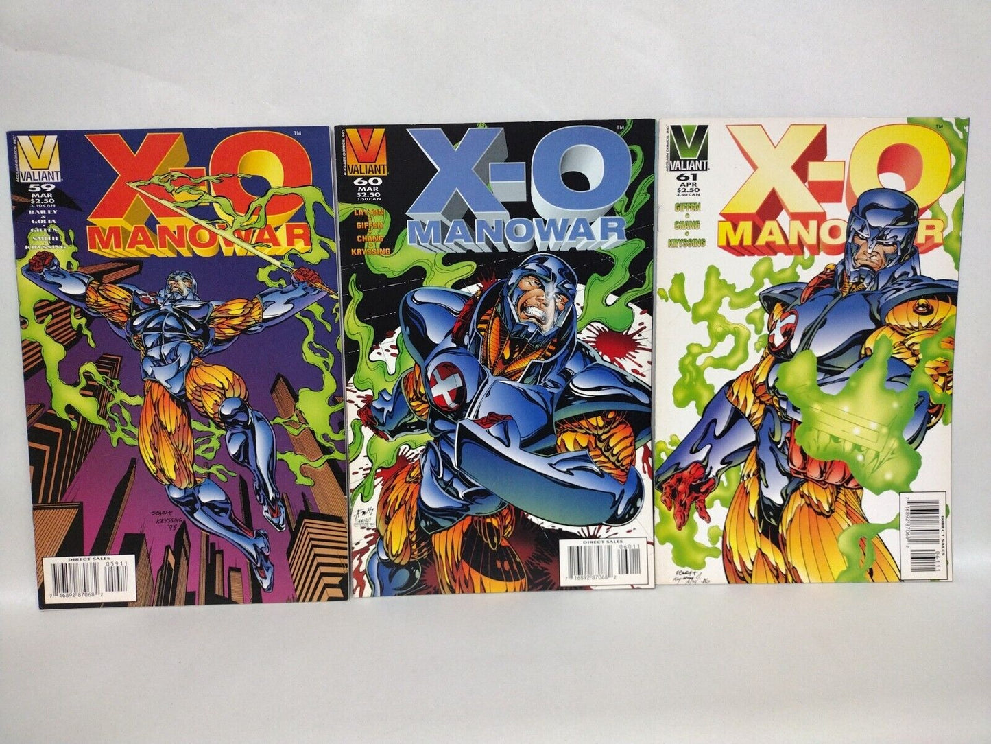 X-O Manowar (1992) Complete Valiant Comic Series #1-67 0 Yearbook Database 